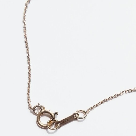 Authentic Preowned Tiffany & Co. Silver Bean Necklace (Small) - Picture 7 of 8